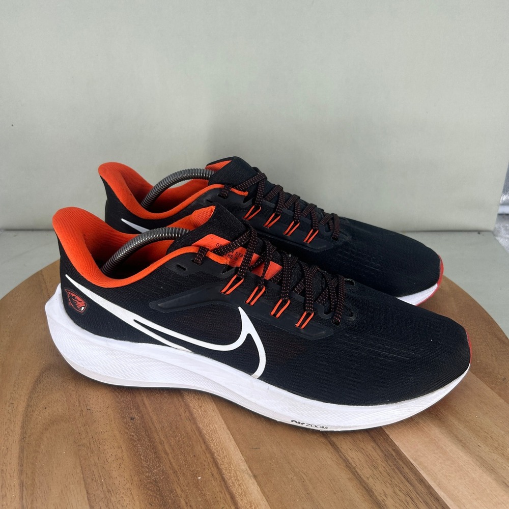 Nike Air Zoom Pegasus 39 Oregon State Beavers Mens 11 Black Orange DR1971-001